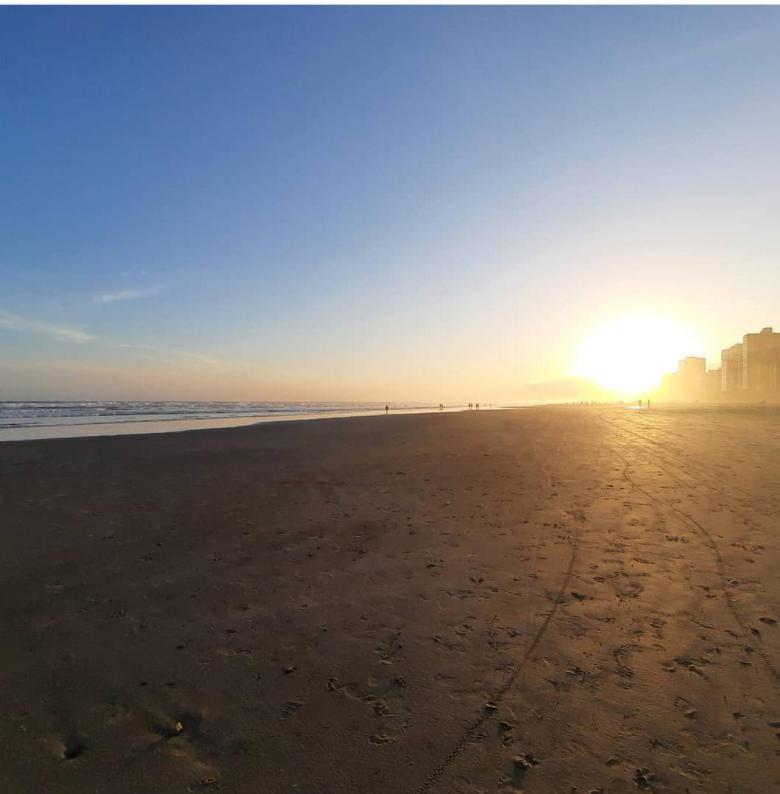 O Ap Do Fe - Apartamento Praia Grande - Vila Tupi Bagian luar foto
