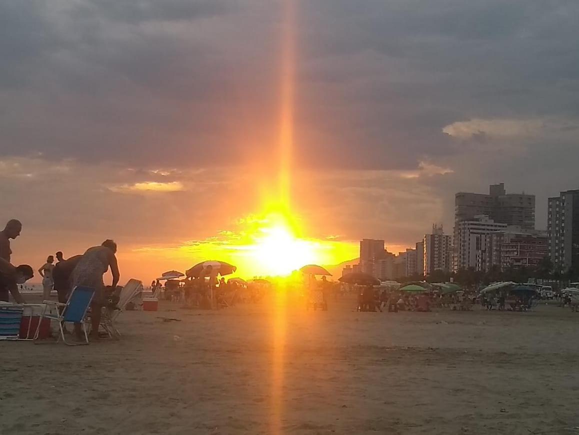 O Ap Do Fe - Apartamento Praia Grande - Vila Tupi Bagian luar foto