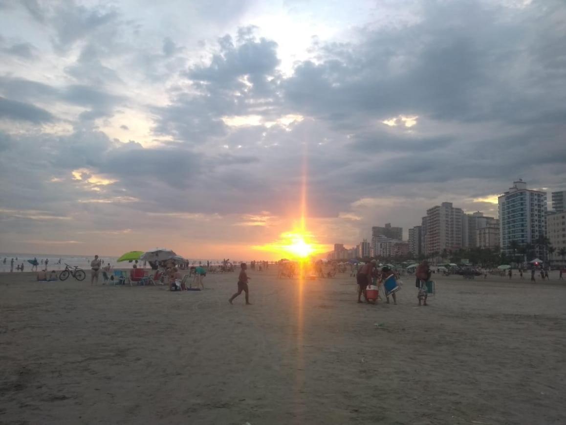 O Ap Do Fe - Apartamento Praia Grande - Vila Tupi Bagian luar foto